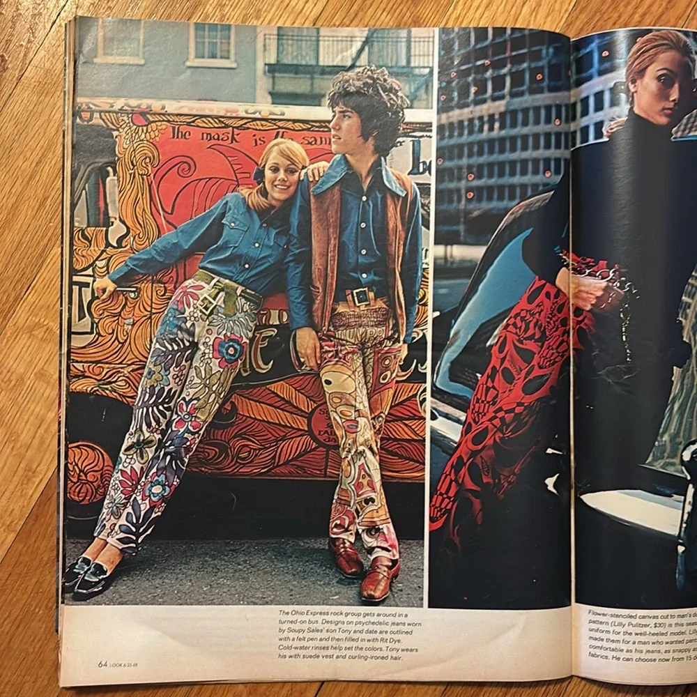 Vintage LOOK Magazine - June 25, 1968 - Ethel Kennedy & Rosemary's Baby
